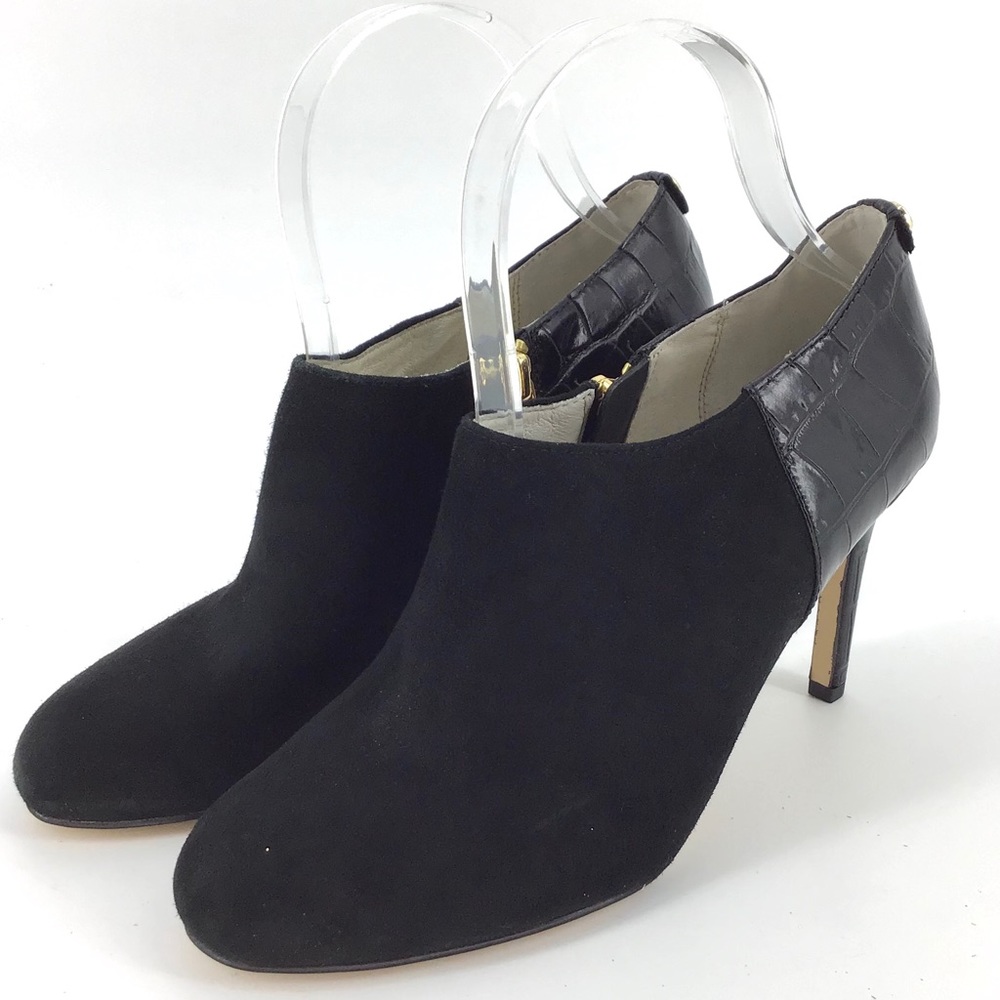 NEW Michael Michael Kors Sammy Suede Croc Bootie